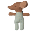 Blue Sleepy/Wakey Baby Mouse in Matchbox