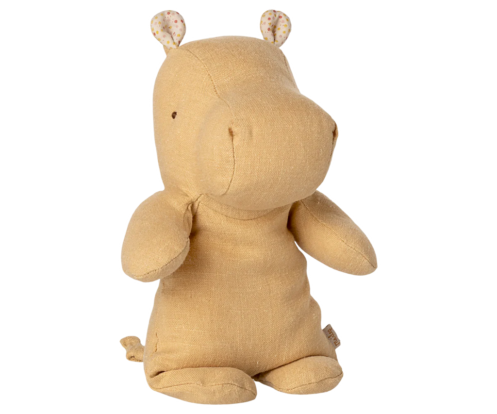 Cream Yellow Small Hippo