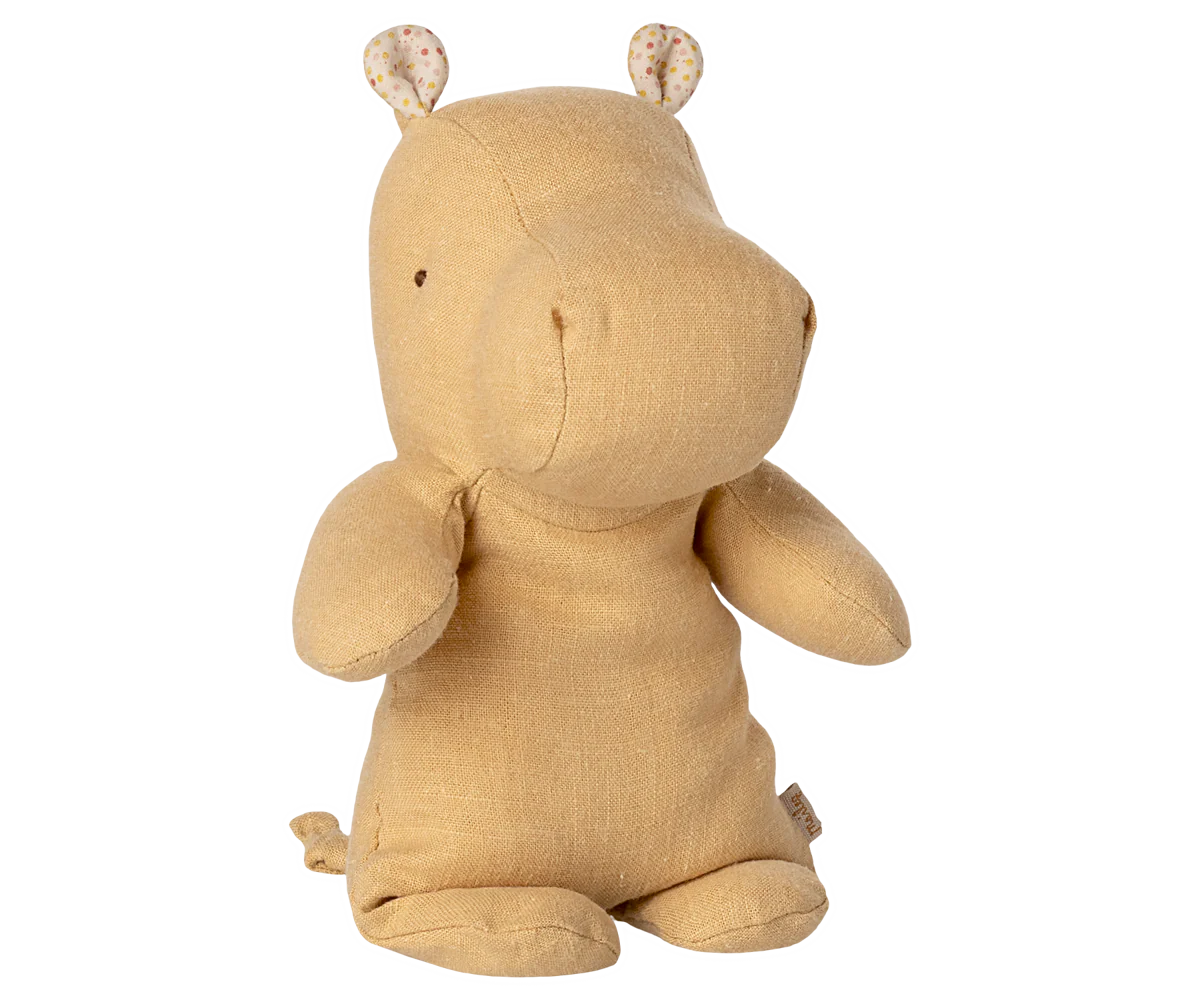 Cream Yellow Small Hippo