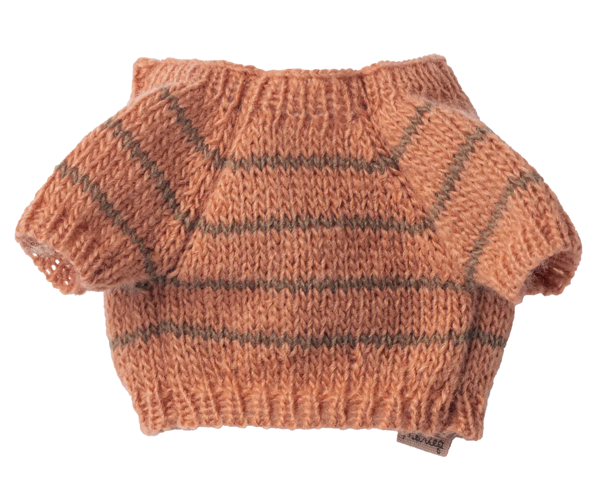 Coral Knitted Sweater - Small Puppy Supply