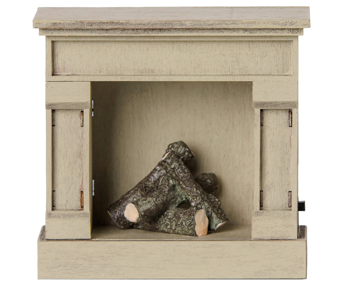 Pre-Order: Off White Fireplace (Mouse) {Expected Mid August}