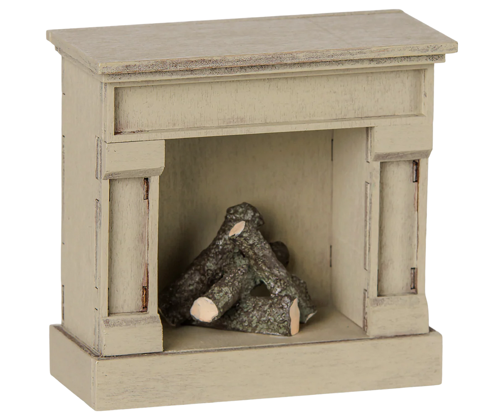Pre-Order: Off White Fireplace (Mouse) {Expected Mid August}