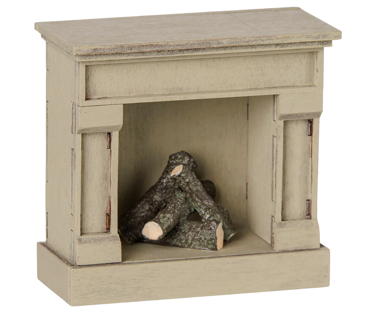 Pre-Order: Off White Fireplace (Mouse) {Expected Mid August}