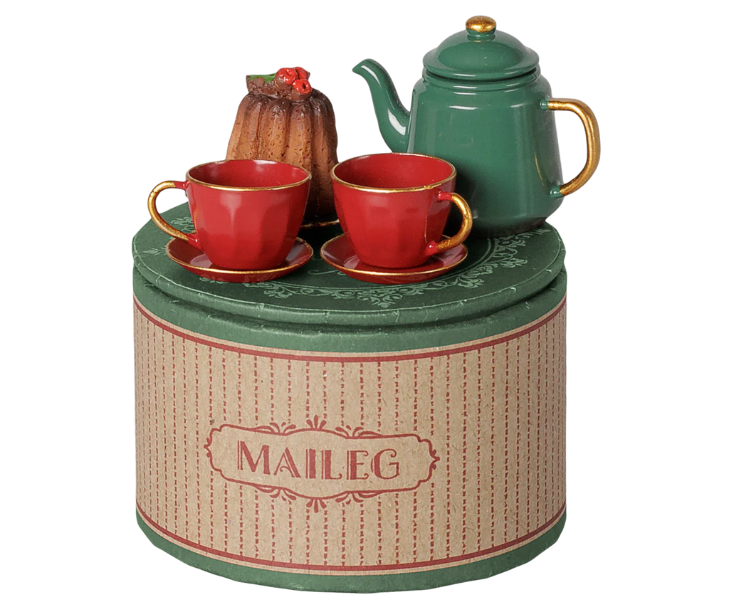 Pre-Order: Red & Green Christmas Tea Party (Mouse) {Expected Early November}