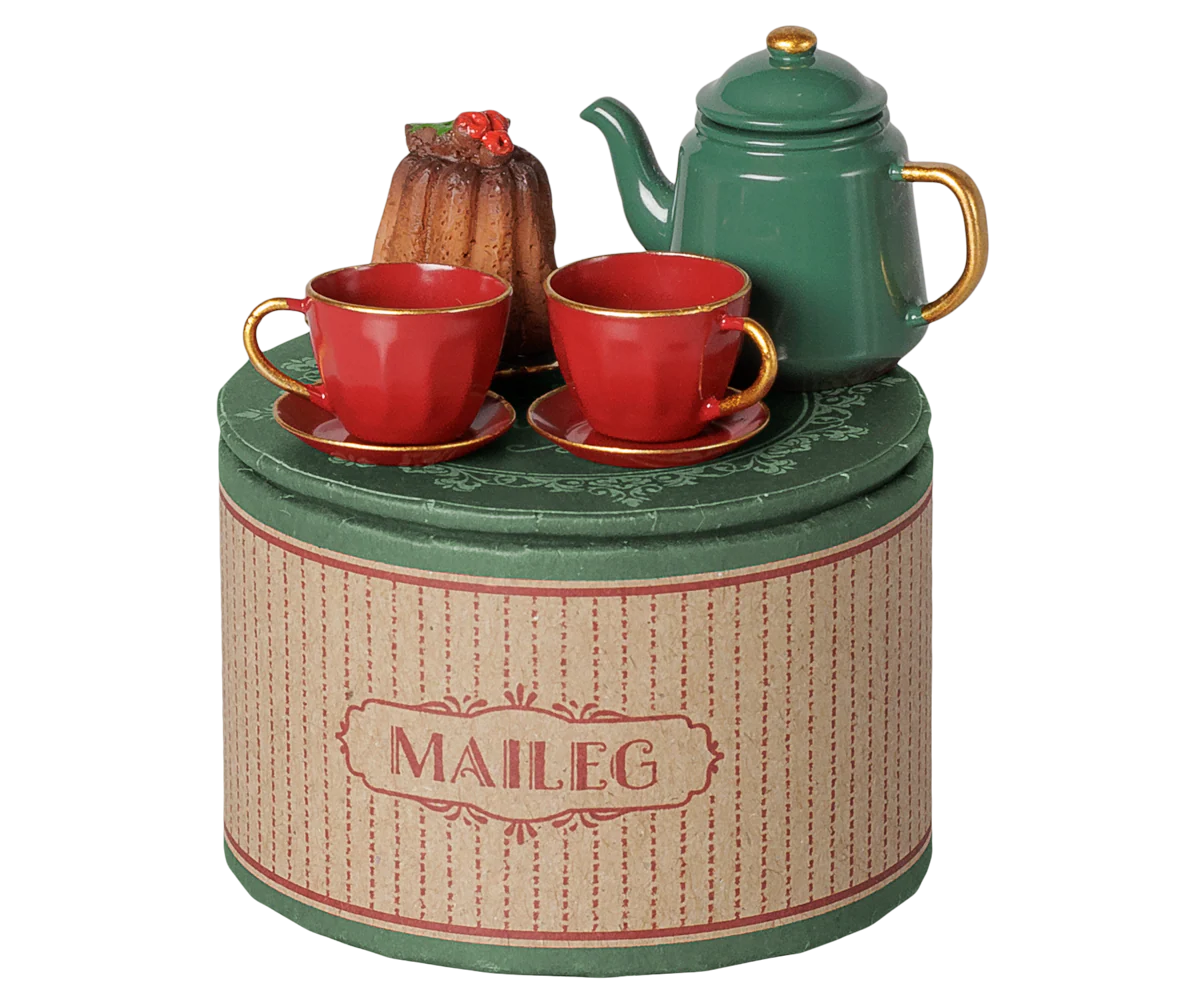 Pre-Order: Red & Green Christmas Tea Party (Mouse) {Expected Early November}