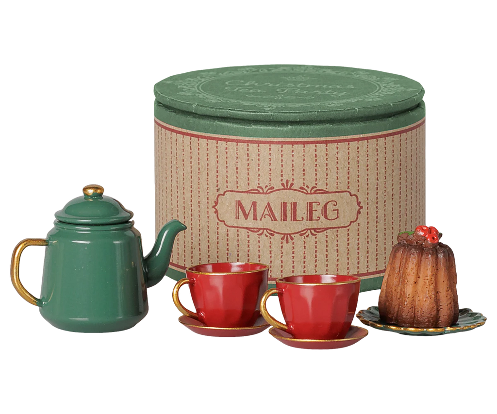 Pre-Order: Red & Green Christmas Tea Party (Mouse) {Expected Early November}