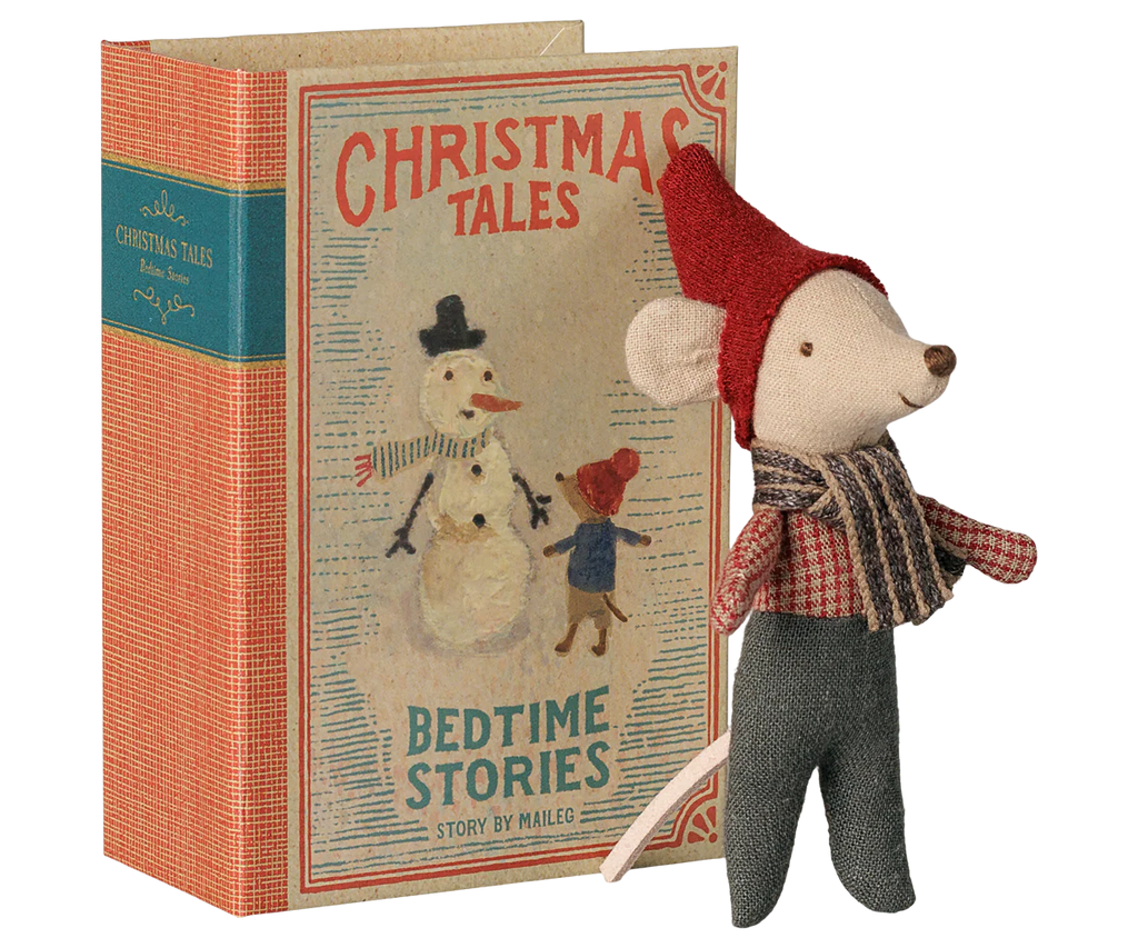 Pre-Order: Baby in Book Christmas Mouse {Expected Early September}