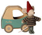 Pre-Order: Little Brother Christmas Mouse in Car Box {Expected Early November}
