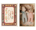 Baby Mice Twins in Matchbox - Checker