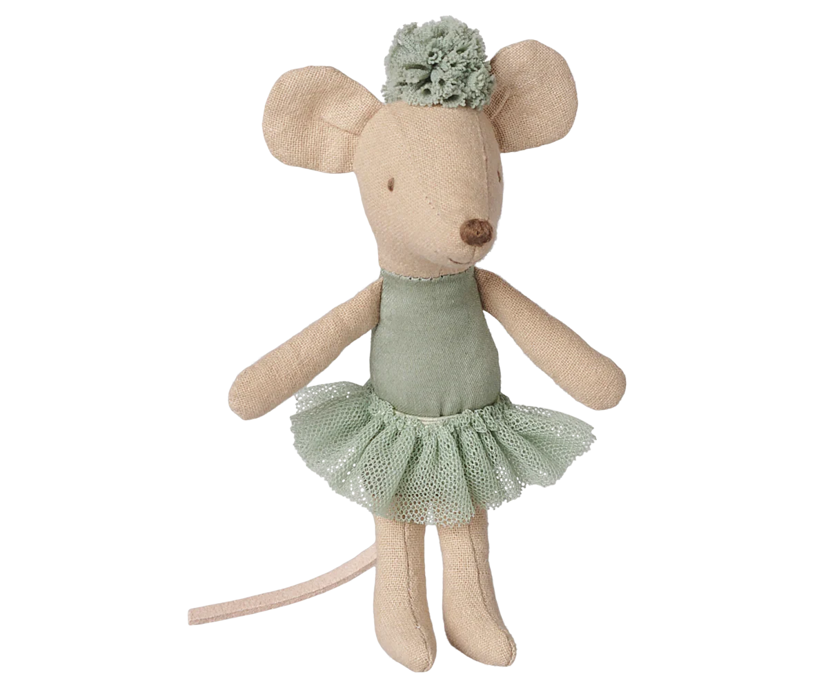 Pre-Order: Little Sister Ballerina Mouse - Vintage Mint {Expected Mid October}
