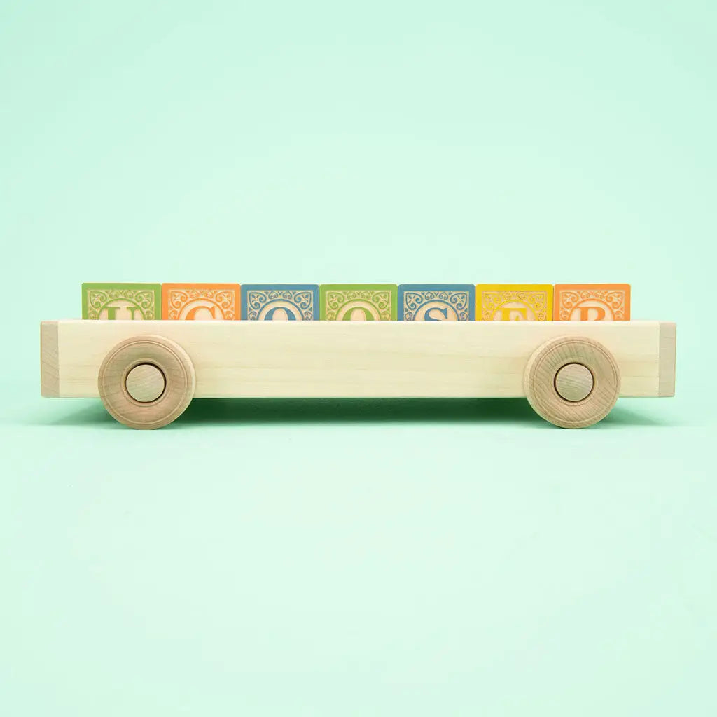 Classic ABC Blocks with Wagon