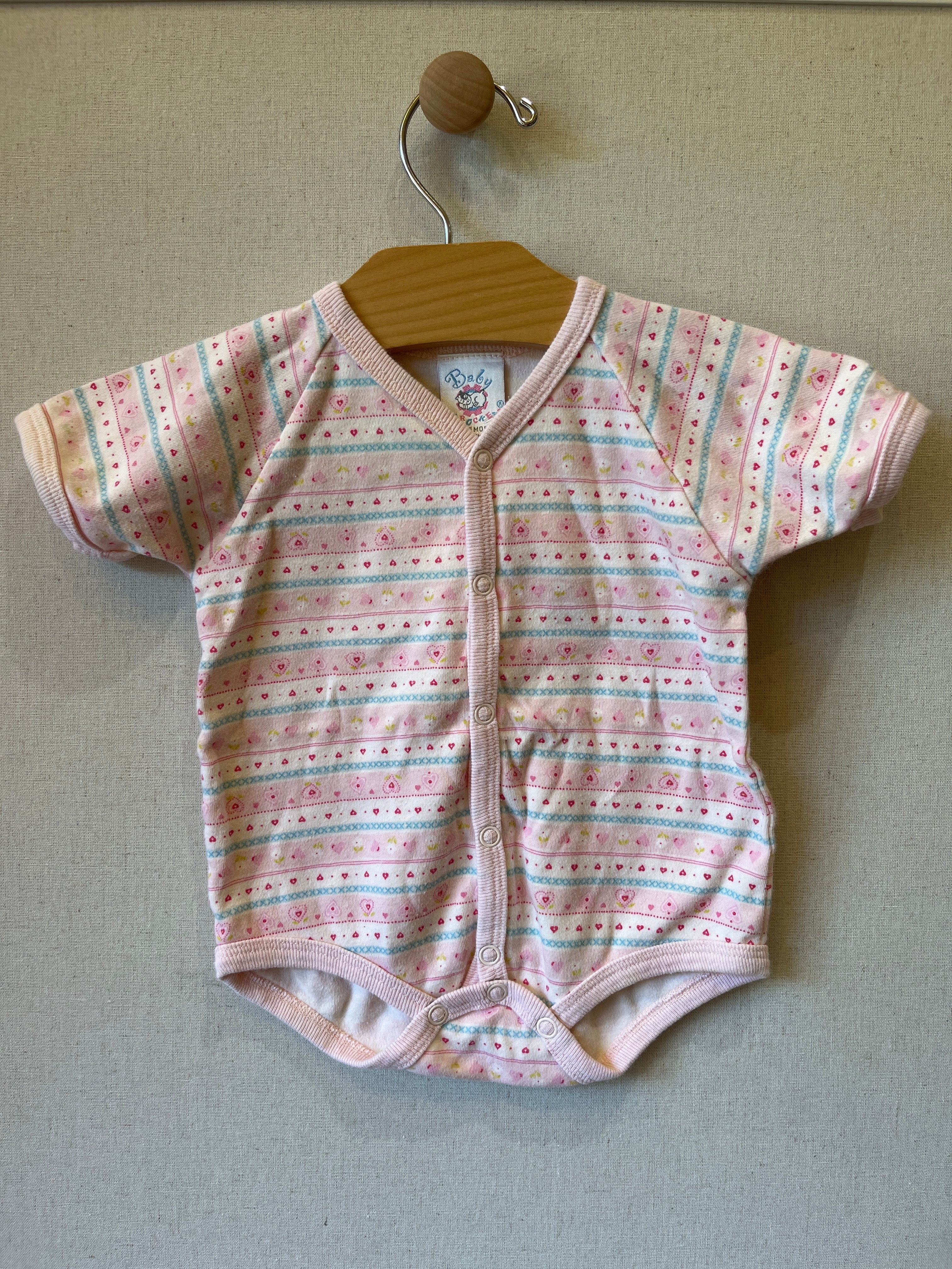 Vintage Baby Sprockets Hearts Bodysuit
