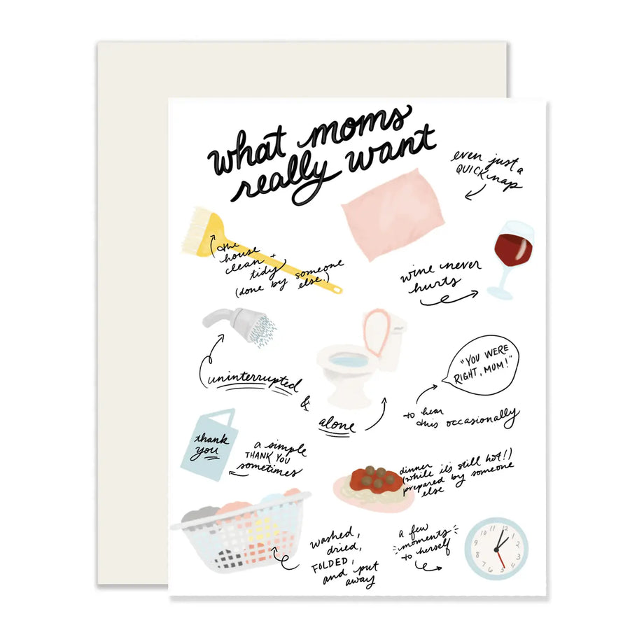 What Moms Want Card
