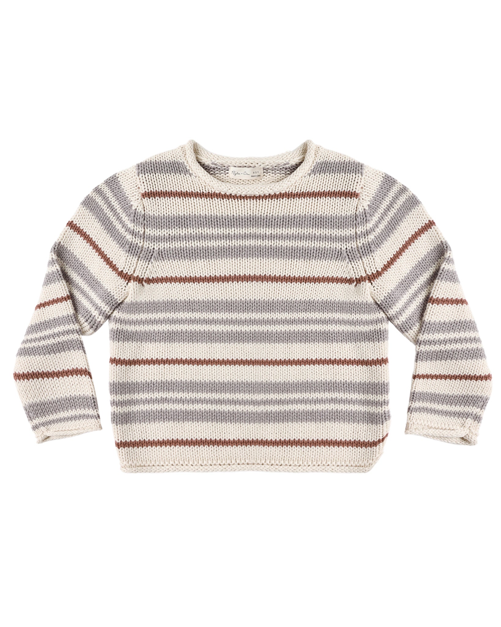 Dusty Blue Stripe Jacques Sweater