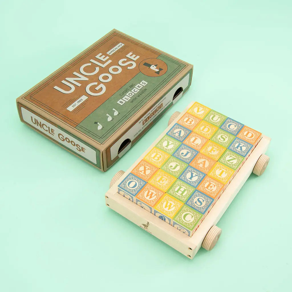 Classic ABC Blocks with Wagon