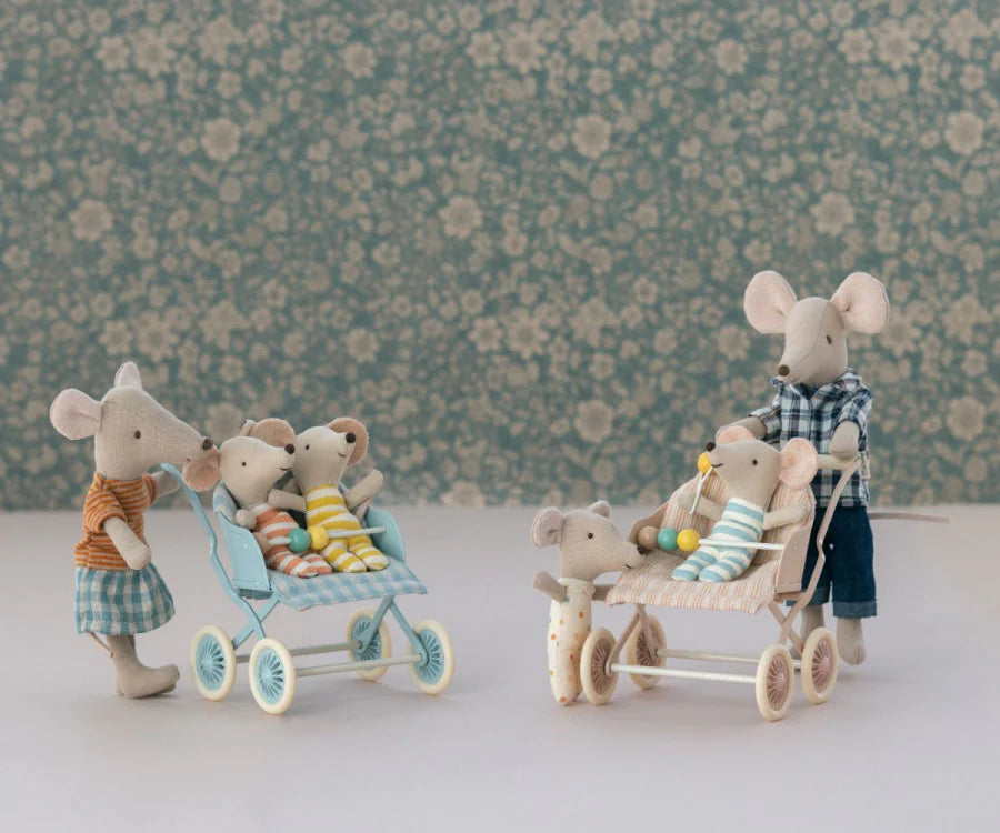 Baby Mice Stroller - Rose