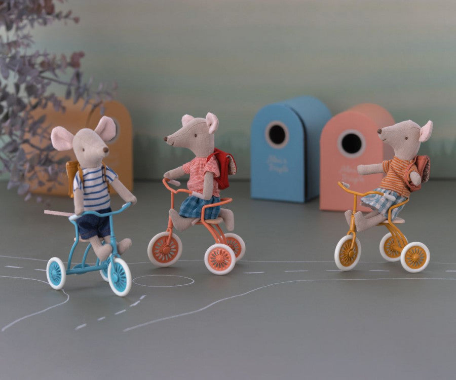 Big Sister Tricycle Mouse - Old Rose