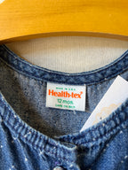 Vintage Health-tex Dotty Denim Overalls