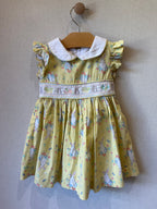Vintage Bonnie Baby Yellow Bunnies Dress