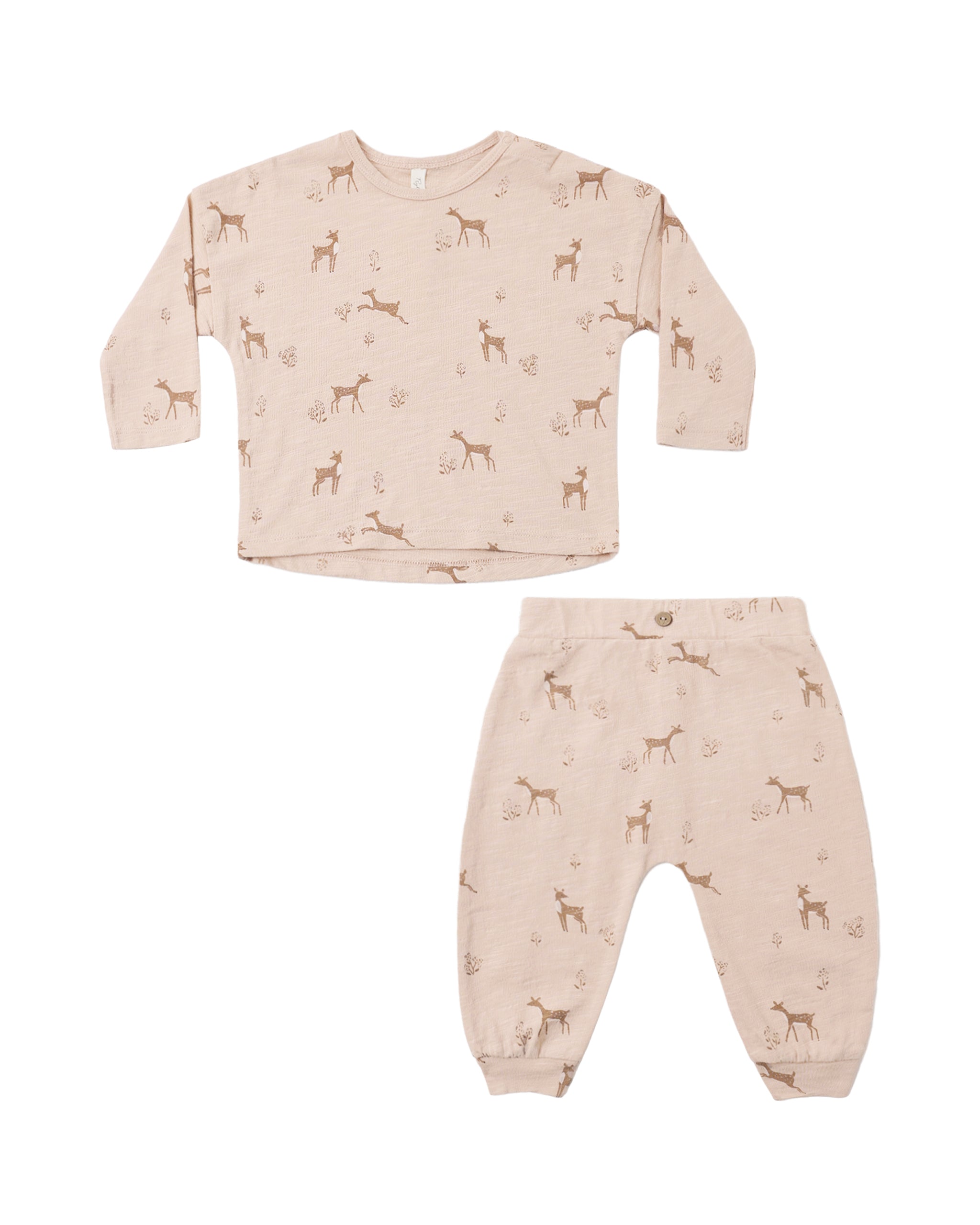 Fawns Long Sleeve Tee & Pant Set