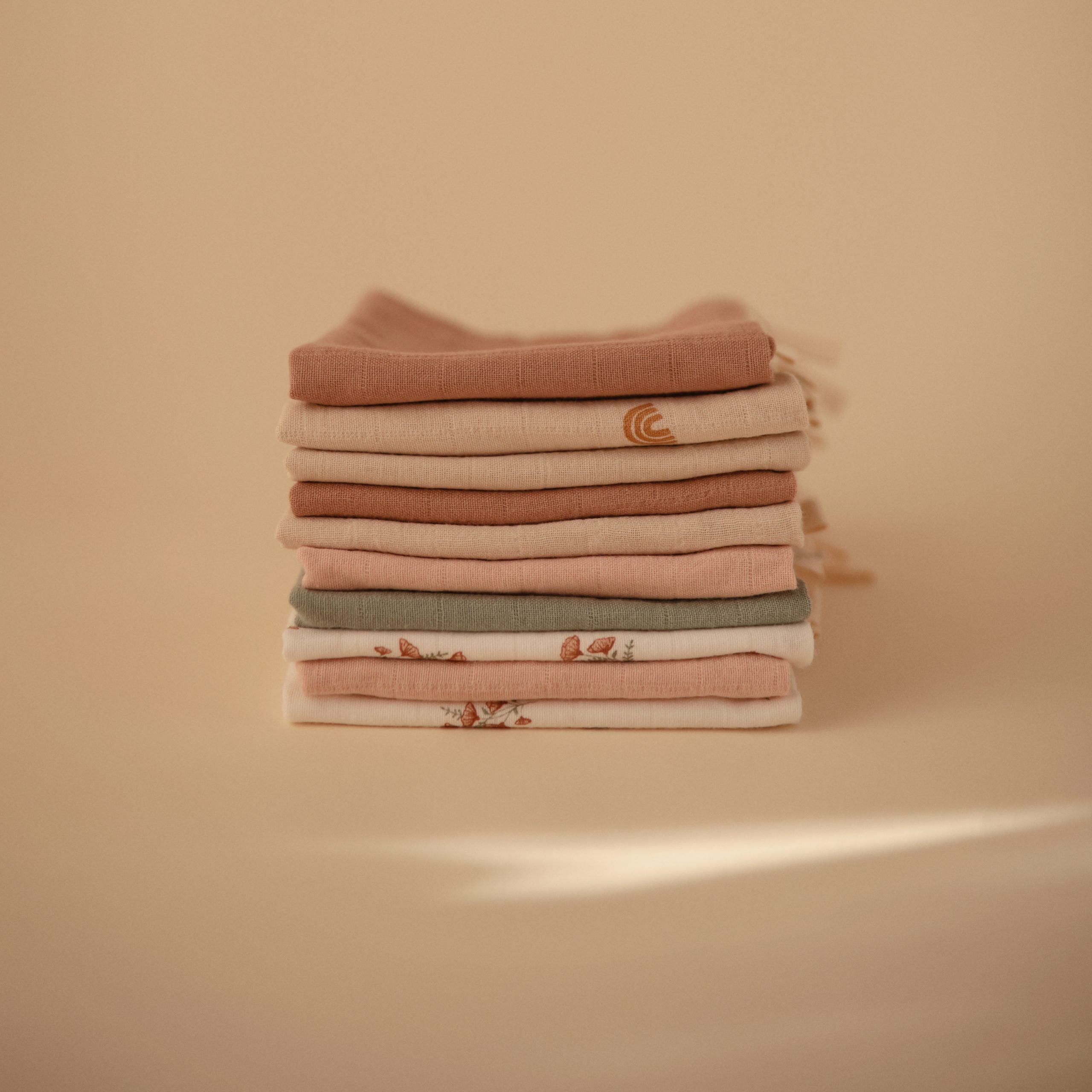 Rainbows Muslin Cotton Washcloth (5-Pack)