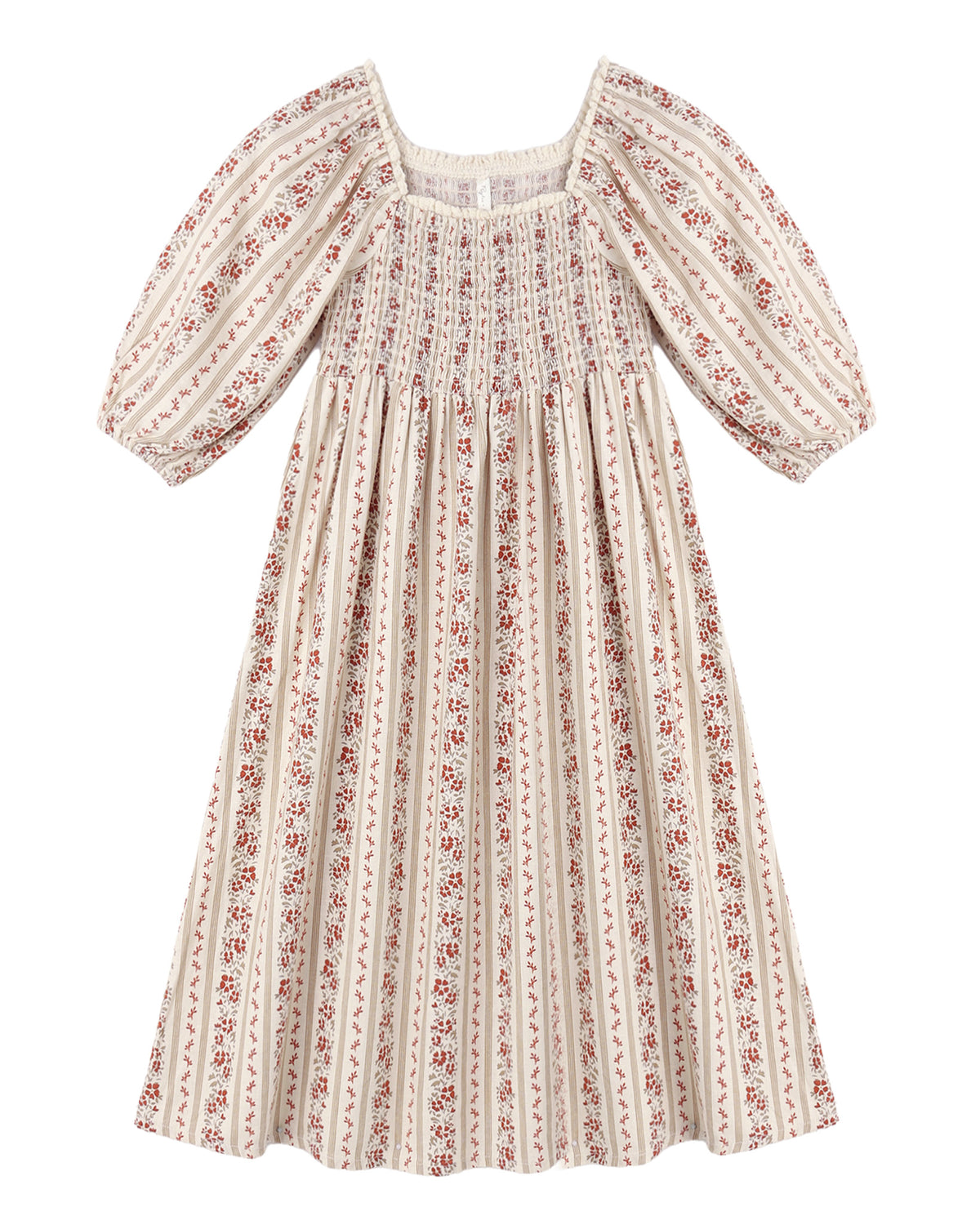 Floral Stripe Della Dress