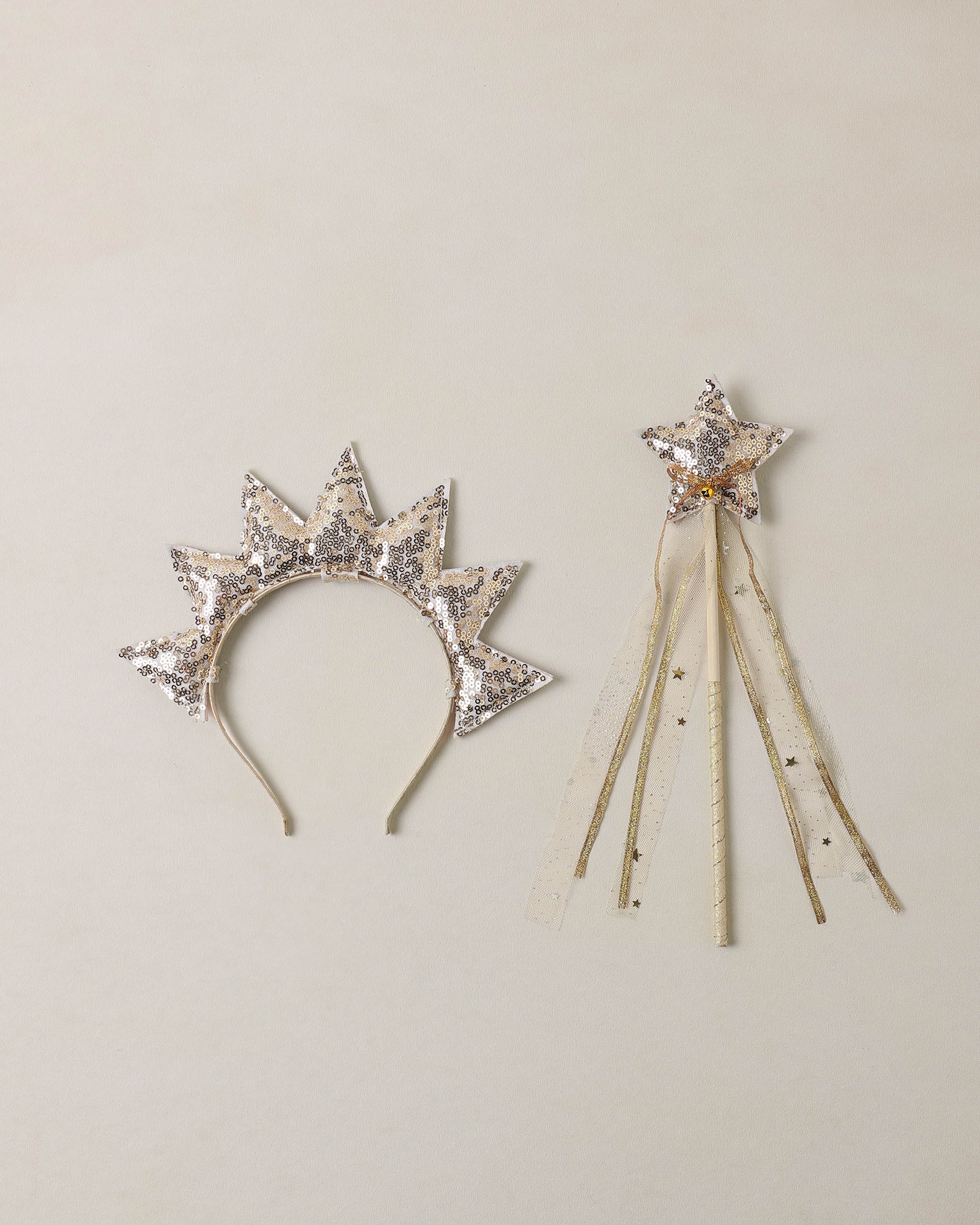 Gold Sun Crown & Wand