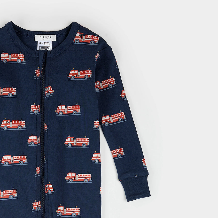 Fire Truck Convertible Zipper Sleeper