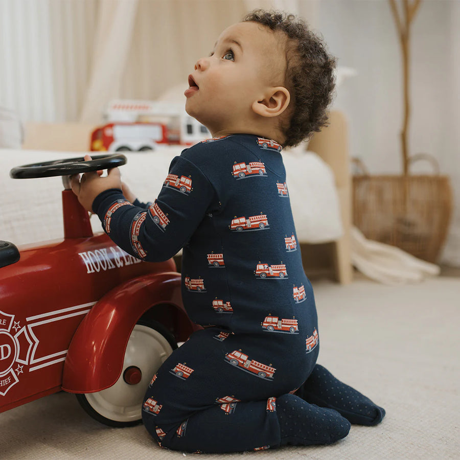 Fire Truck Convertible Zipper Sleeper