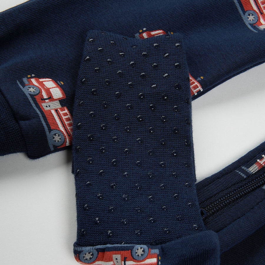 Fire Truck Convertible Zipper Sleeper