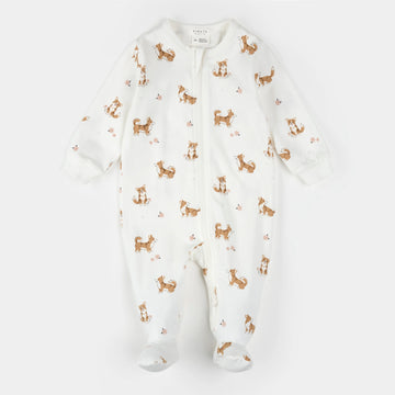 Corgi Zipper Footie