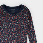 Blue Poppy Pajama Set