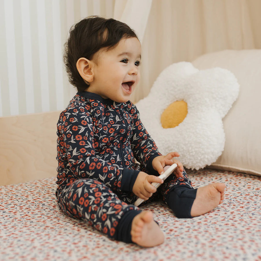 Blue Poppy Convertible Zipper Sleeper
