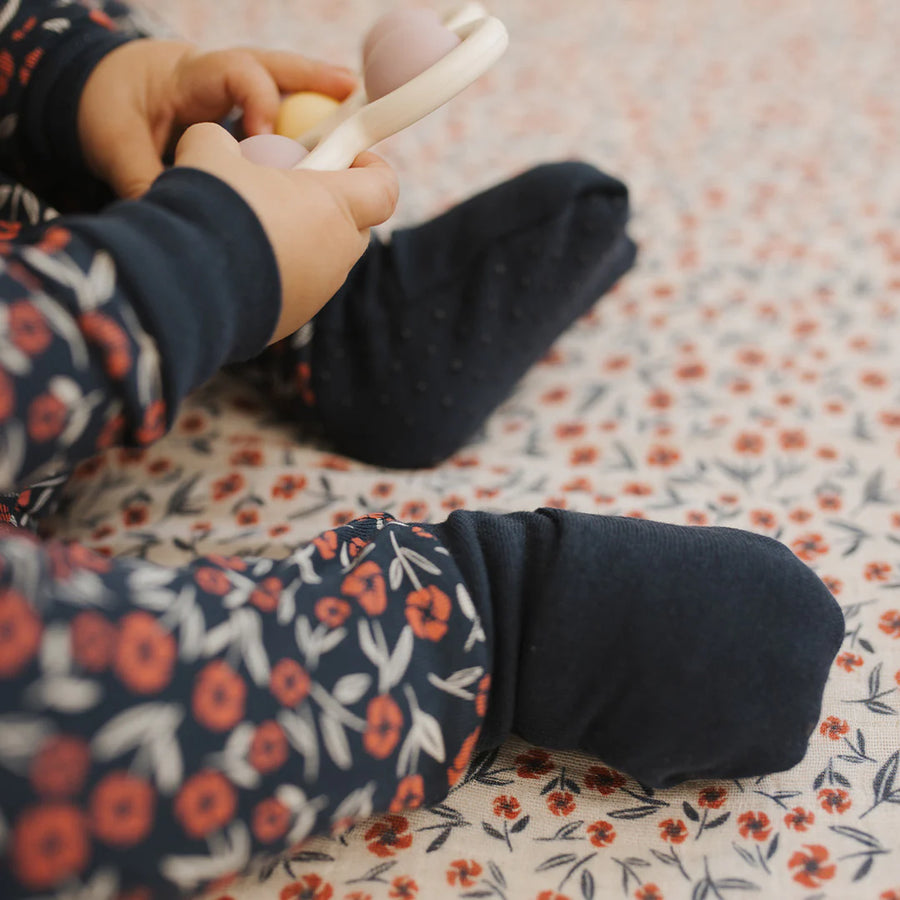 Blue Poppy Convertible Zipper Sleeper