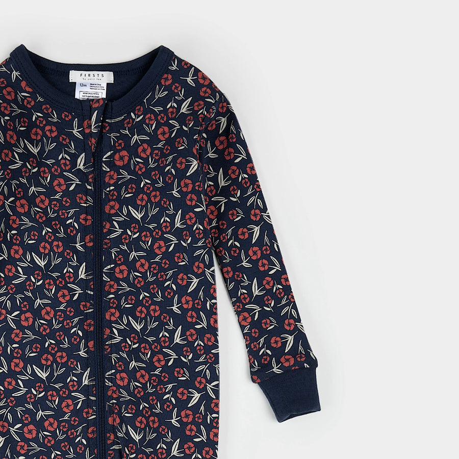 Blue Poppy Convertible Zipper Sleeper