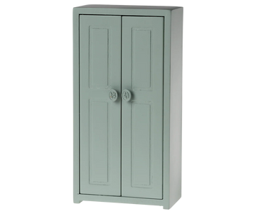 Soft Blue Wooden Mouse Closet