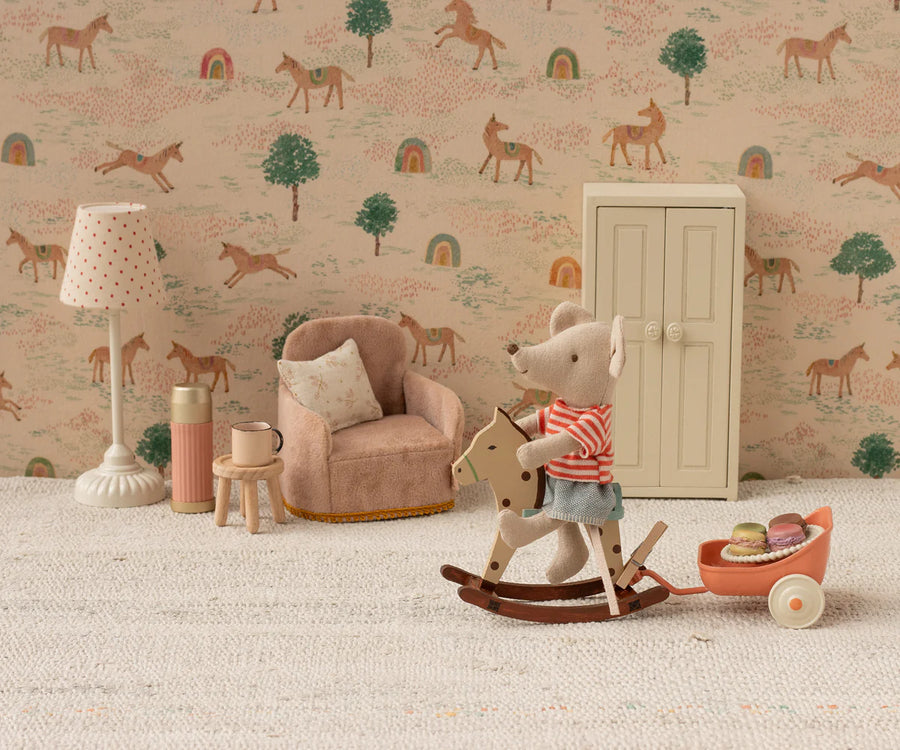 Spotted Mouse Rocking Horse
