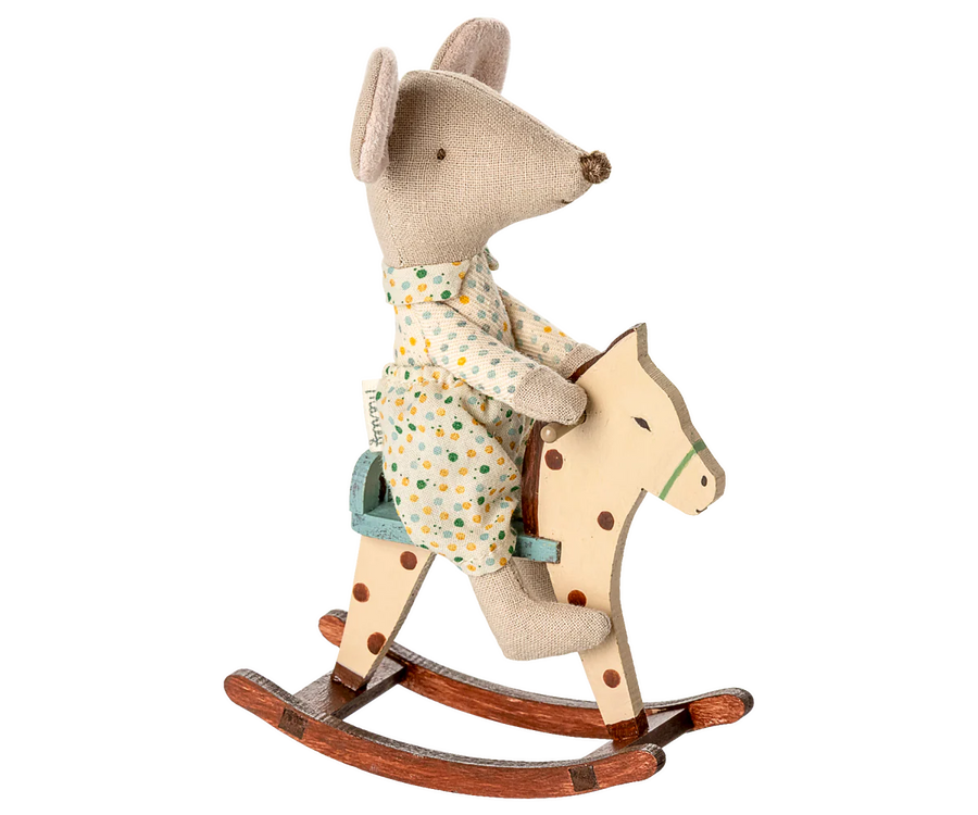 Spotted Mouse Rocking Horse