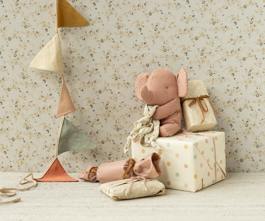 Old Rose Elephant Lullaby Friends