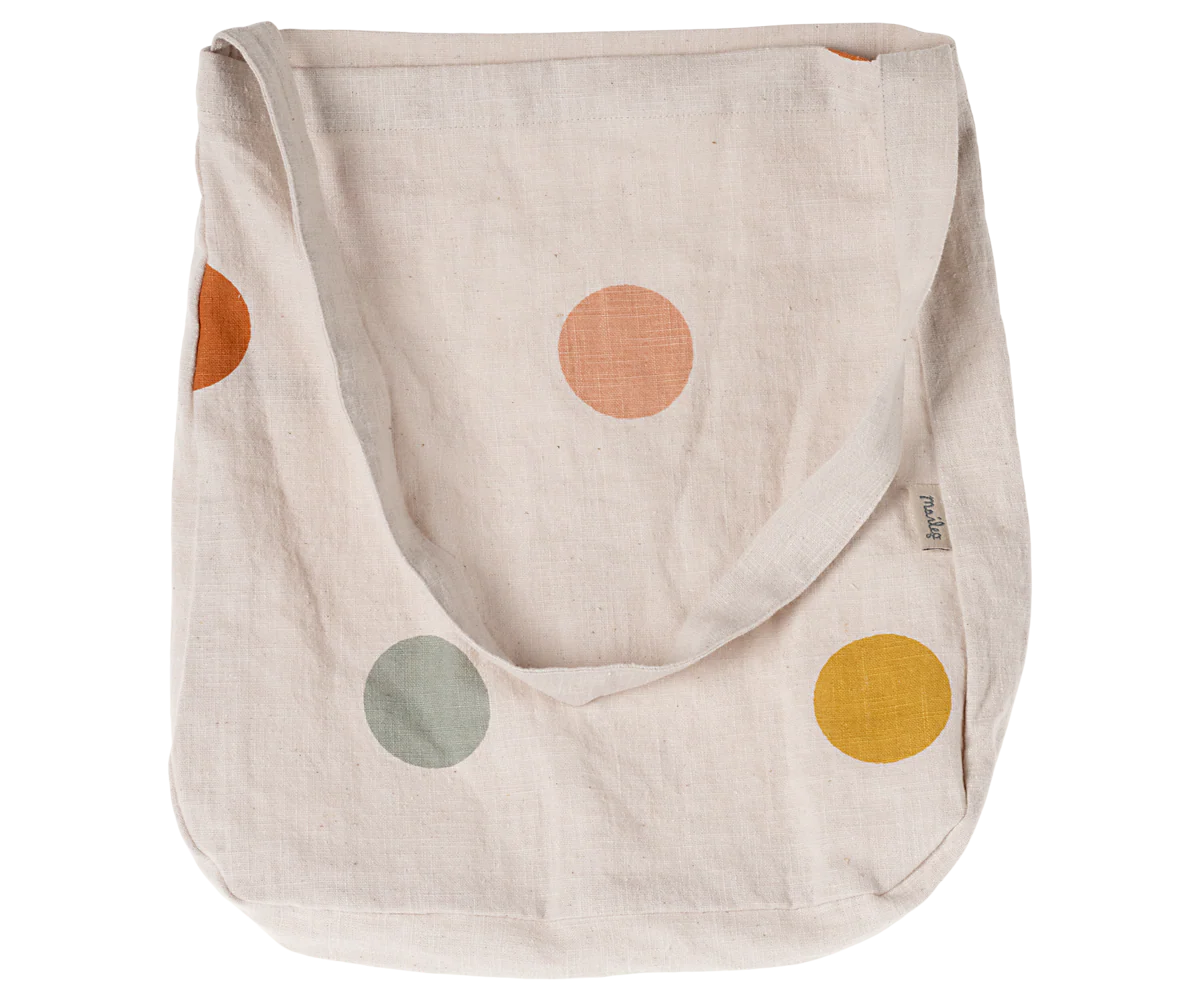 One Strap Multi Dots Tote Bag