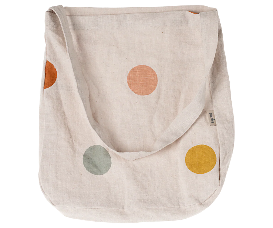 One Strap Multi Dots Tote Bag