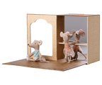 Little Sister & Brother Ballet Mice in Dance Studio