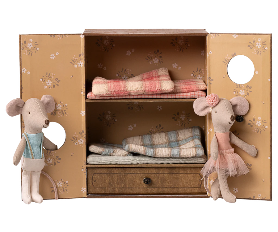 Little Sister & Brother Ballet Mice in Dance Studio