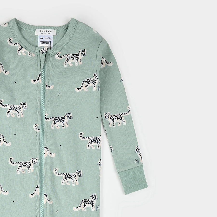 Snow Leopard Convertible Zipper Sleeper