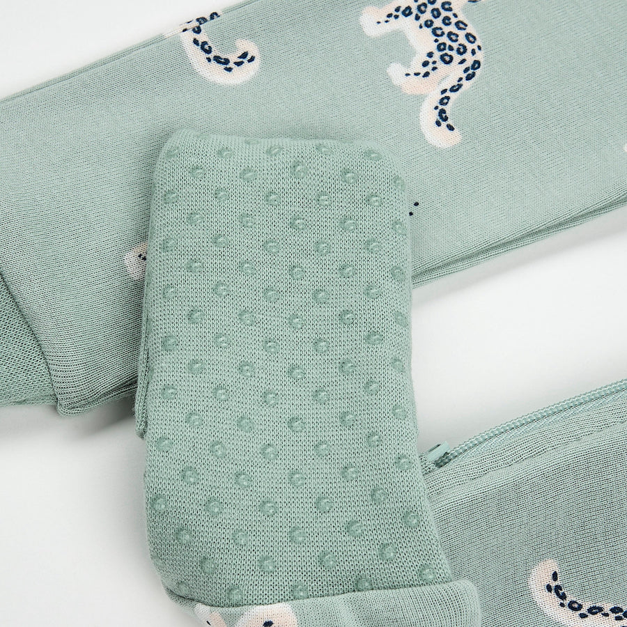 Snow Leopard Convertible Zipper Sleeper