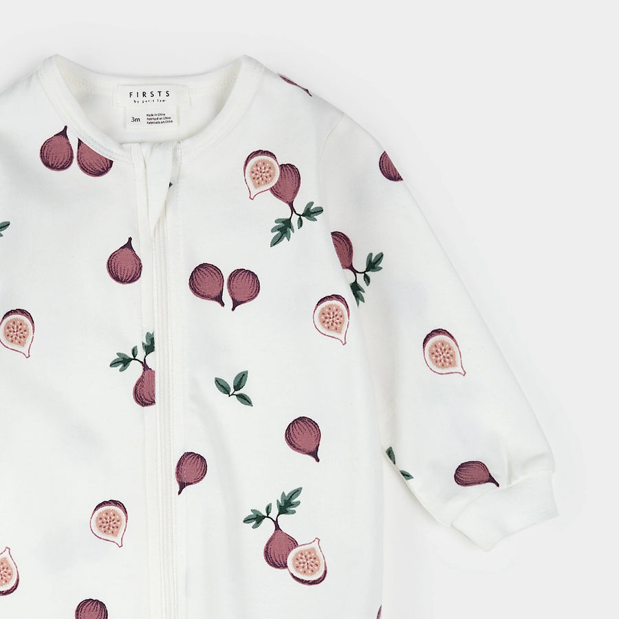 Figs Zipper Footie