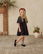 Velvet Floral Nina Dress