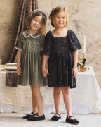 Velvet Floral Nina Dress