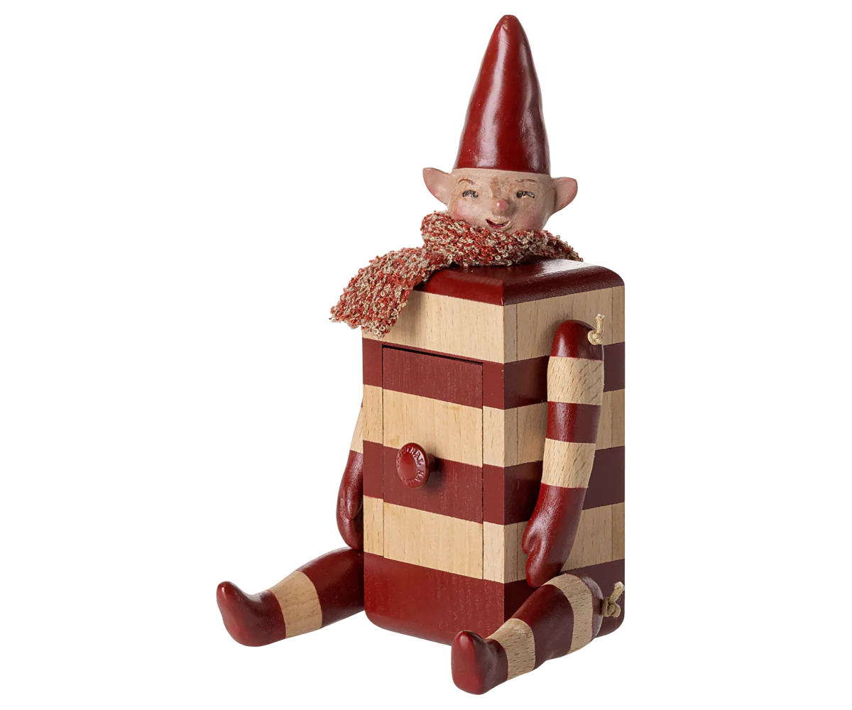 Red Elf with Drawer