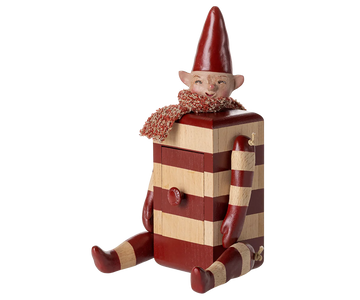 Red Elf with Drawer